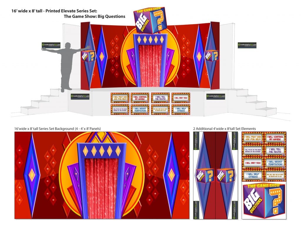 Game Show Set Elevate Kids Now